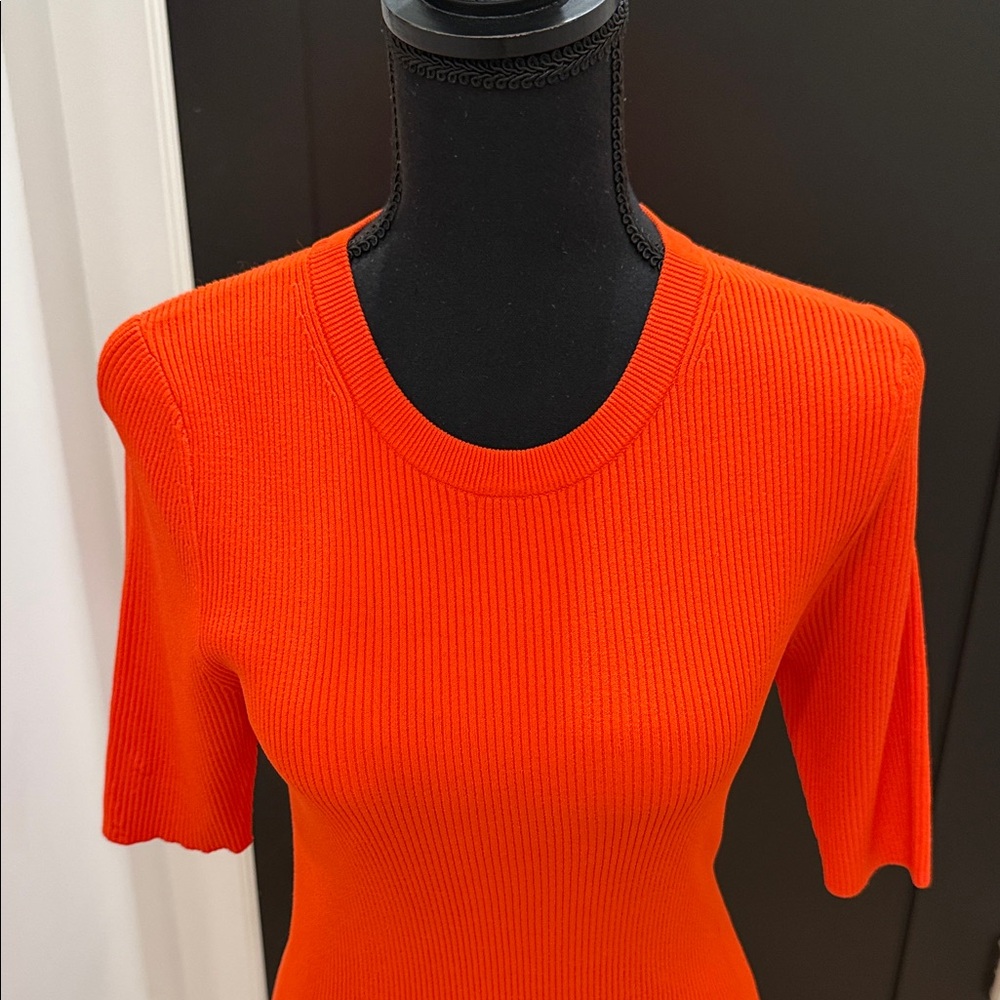 A.L.C. Bright Orange Mini Dress - Picture 6 of 7